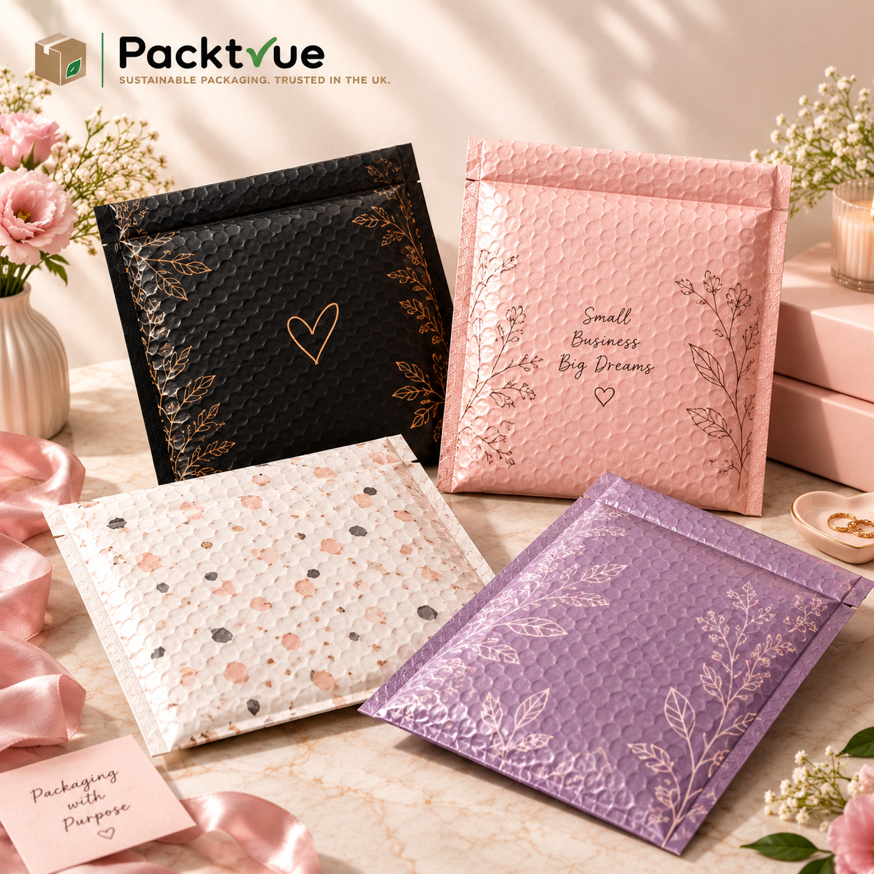 Custom Bubble Mailers | Packtrue