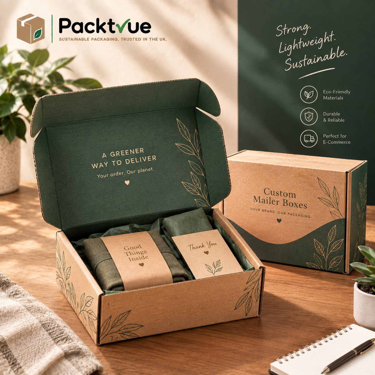 Custom Corrugated Mailer Boxes | Packtrue