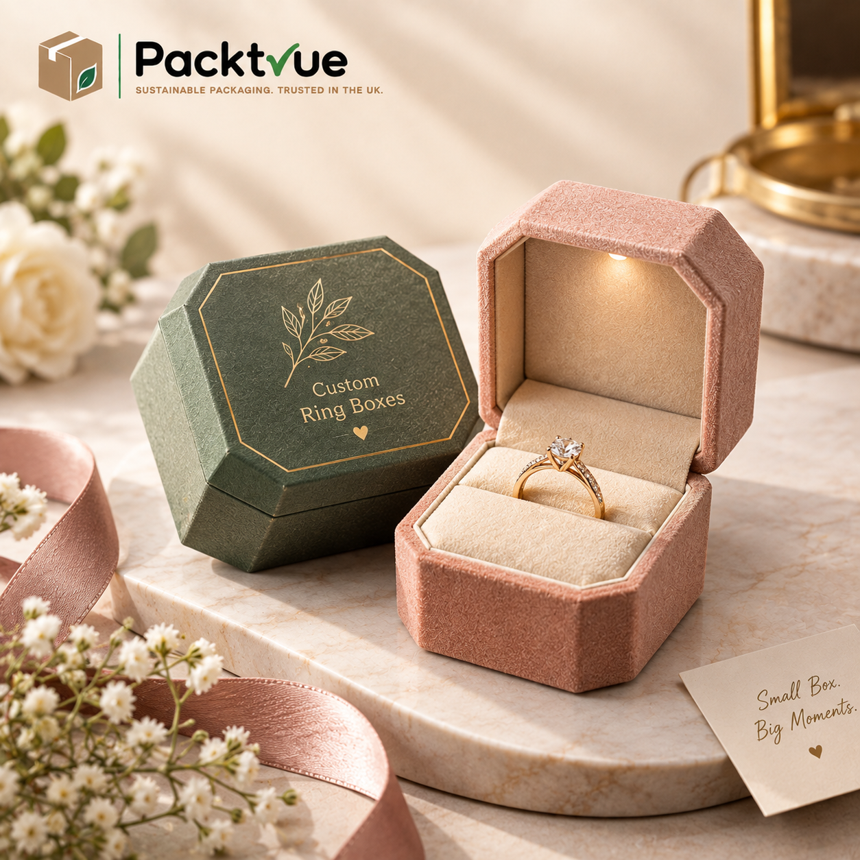 Custom Ring Boxes | Packtrue