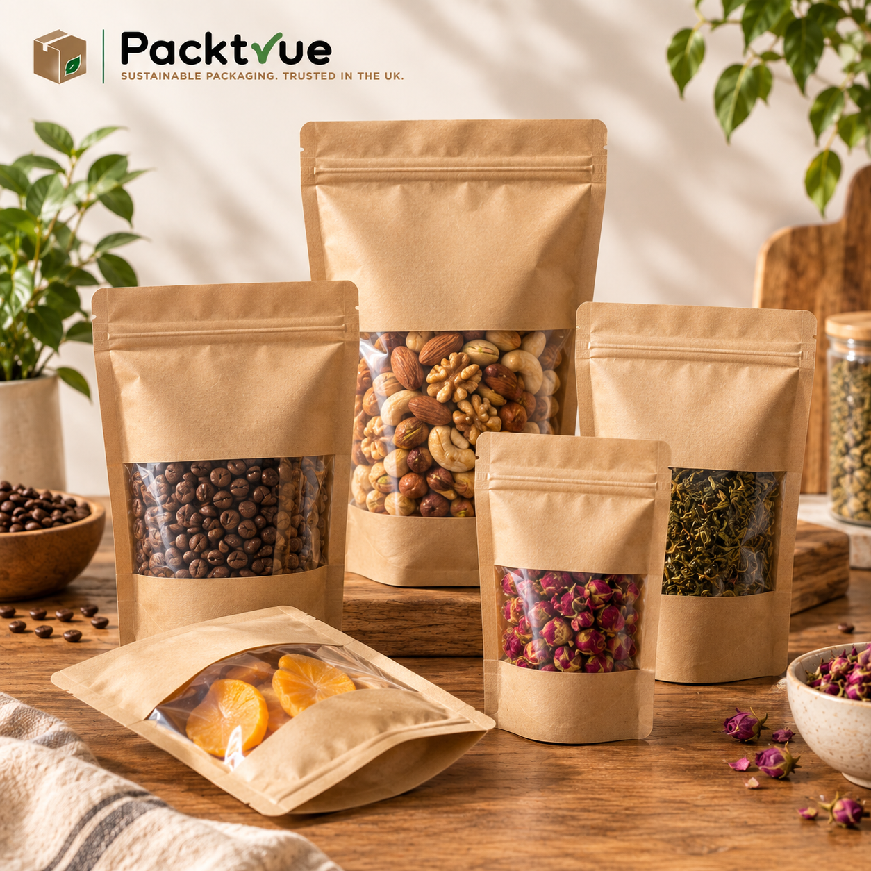 Kraft Mylar Bags | Packtrue